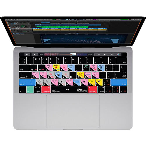 KB Covers GarageBand Keyboard Cover for MacBook Pro (Late 2016+) With Touch Bar - musicians--Friend