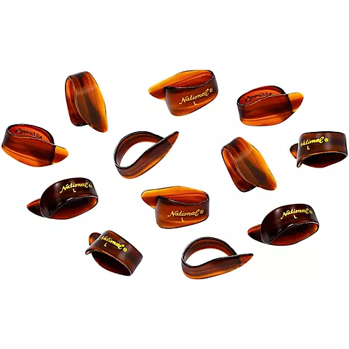 D'Addario National Thumb Pick, Large Shell Celluloid 12-Pack - musicians--Friend