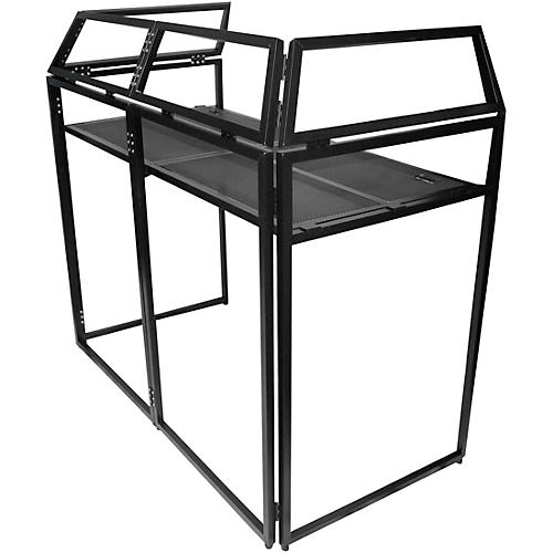 ProX XF-MESA MK2 DJ Booth Facade with Black & White Scrims - musicians--Friend