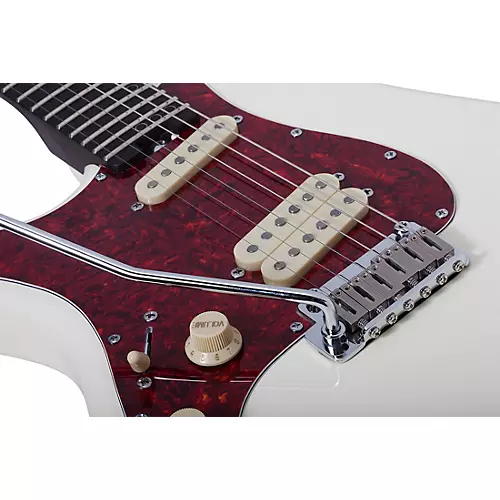 Schecter Guitar Research MV-6 Left-Handed Electric Guitar Olympic White - musicians--Friend