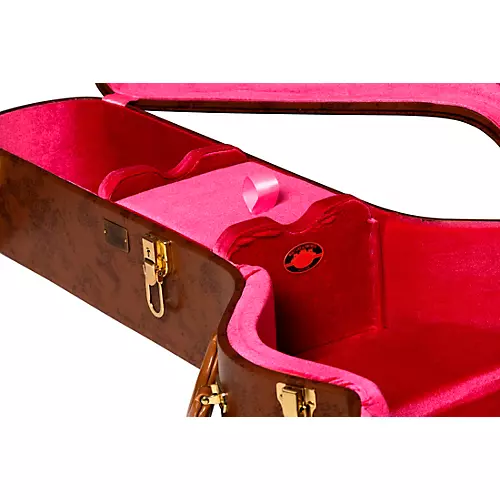 Gibson Lifton Historic Brown/Pink Hardshell Case, SJ-200 - musicians--Friend