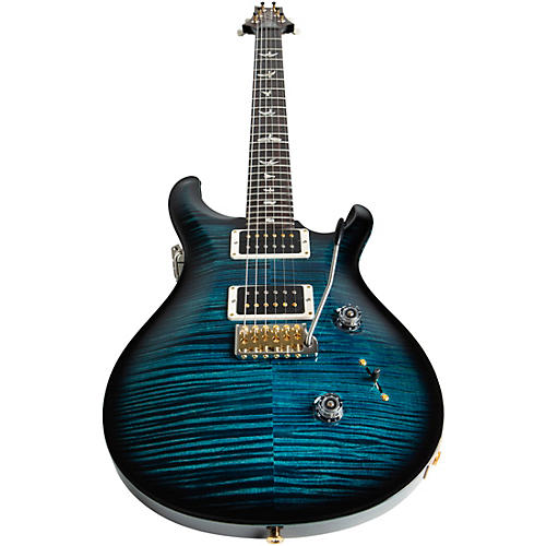 PRS Custom 24 10-Top Electric Guitar Black Gold Wraparound Burst - musicians--Friend