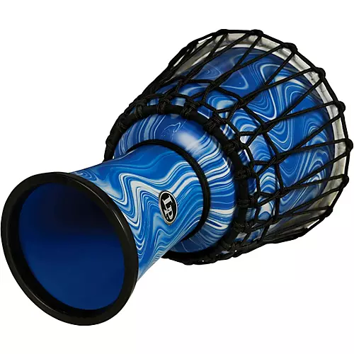 LP World 10 inch Rope Tuned Circle Djembe Black - musicians--Friend