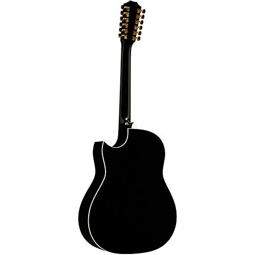 Taylor 657ce Doce Doble 12-String Grand Pacific Acoustic-Electric Guitar Black - musicians--Friend