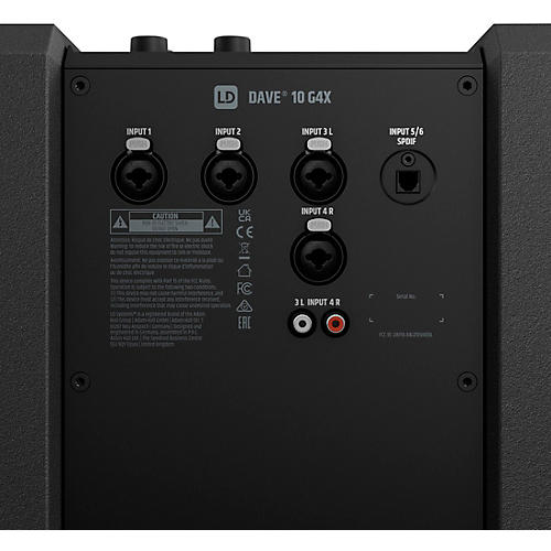 LD Systems DAVE 10 G4X Compact 2.1 Powered Sound System - musicians--Friend