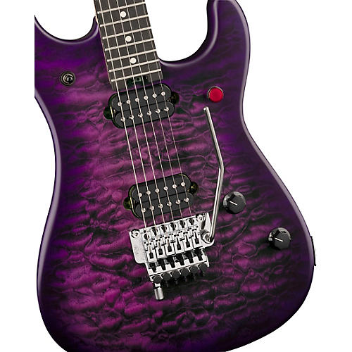 EVH 5150 Deluxe Poplar Burl Electric Guitar Purple Daze - musicians--Friend