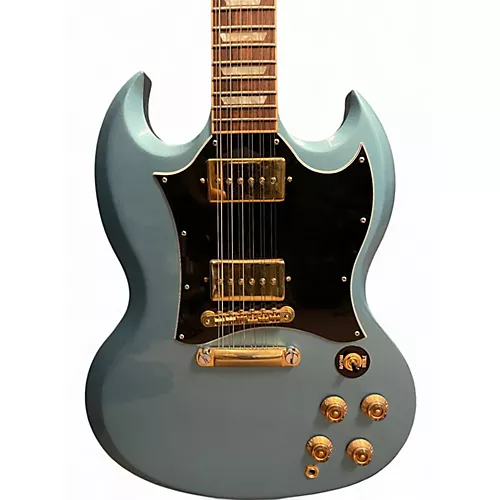 Used 2012 Gibson SG-12 50th Anniversary Pelham Blue Solid Body Electric Guitar Pelham Blue - musicians--Friend