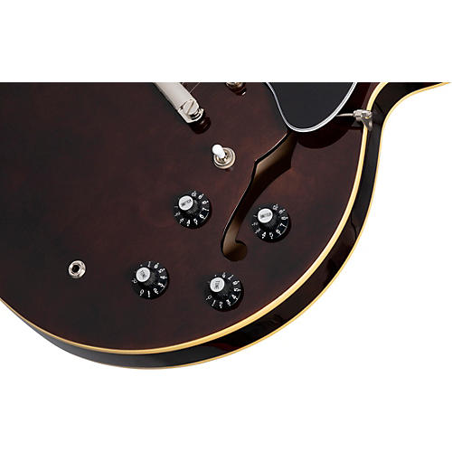 Epiphone Jim James ES-335 Semi-Hollow Electric Guitar Seventies Walnut - musicians--Friend