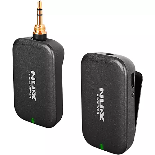 NUX B-7PSM 5.8 GHz Wireless in-Ear Monitoring System, Charging Case Included, Stereo Audio transmitter Black - musicians--Friend