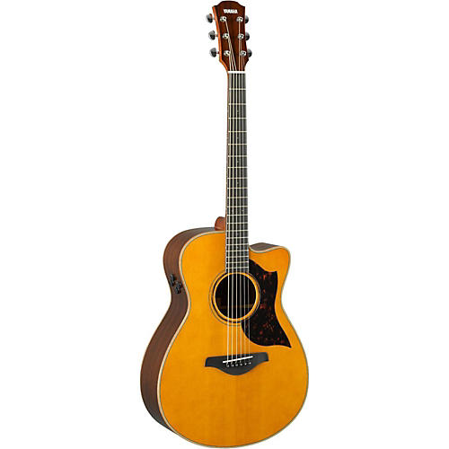 Yamaha A-Series AC3R Concert Cutaway Acoustic-Electric Guitar Tobacco Brown Sunburst - musicians--Friend