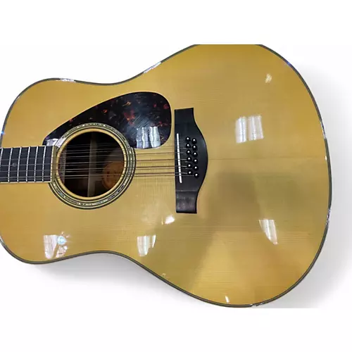 Used Yamaha LL16-12 Natural 12 String Acoustic Electric Guitar Natural - musicians--Friend