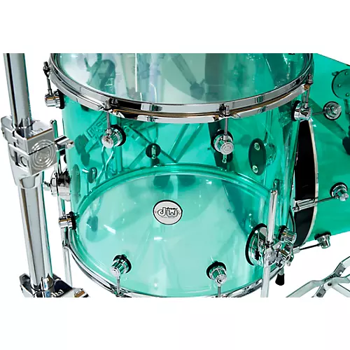 DW Design Series Acrylic 4-Piece Shell Pack Sea Glass - musicians--Friend