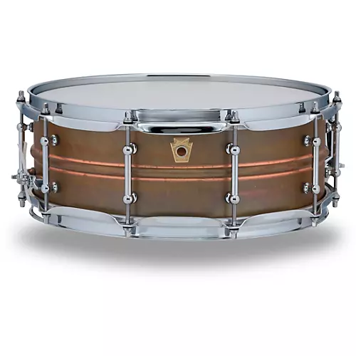 Ludwig Copper Phonic Smooth Snare Drum 14 x 6.5 in. Raw Smooth Finish with Imperial Lugs - musicians--Friend