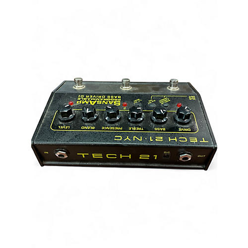Used Tech 21 Sansamp PBDR Bass Driver DI Bass Effect Pedal - musicians--Friend