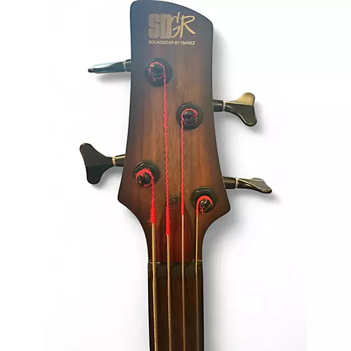 Used Ibanez SRH500F NATURAL BROWN BURST Electric Bass Guitar NATURAL BROWN BURST - musicians--Friend