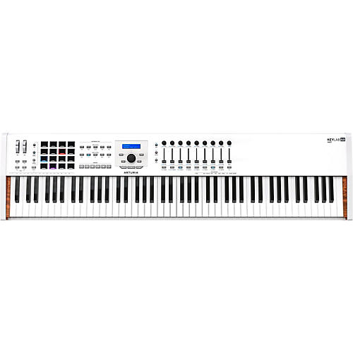 Open-Box Arturia KeyLab 88 MkII Keyboard Controller Condition 1 - Mint White - musicians--Friend