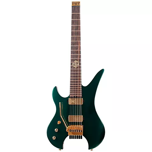 Schecter Guitar Research Synyster Gates Custom 7-String TR Headless Left-Handed Electric Guitar Oak Green Metallic - musicians--Friend