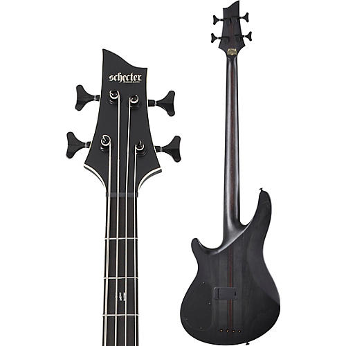 Schecter Guitar Research SLS Elite-4 Evil Twin Electric Bass Satin Black - musicians--Friend