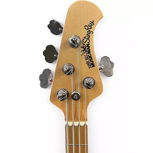 Used 2008 Ernie Ball Music Man Stingray 4 String Black Electric Bass Guitar Black - musicians--Friend