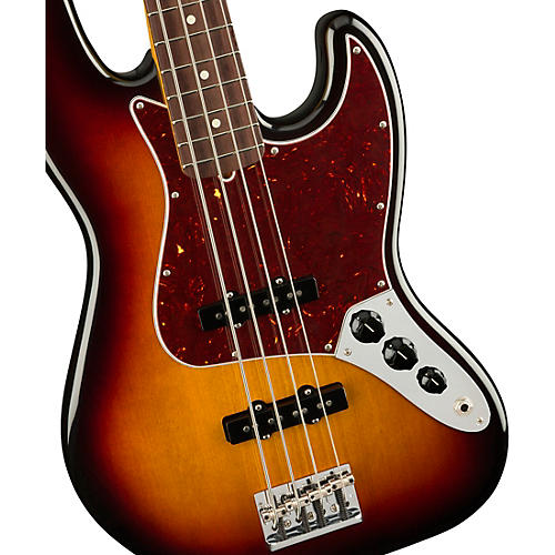 Fender American Professional II Jazz Bass Rosewood Fingerboard Mercury - musicians--Friend