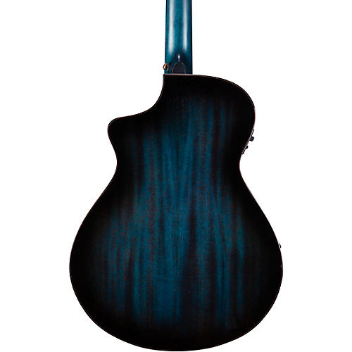 Breedlove Rainforest S African Mahogany Concert Acoustic-Electric Guitar Midnight Blue - musicians--Friend