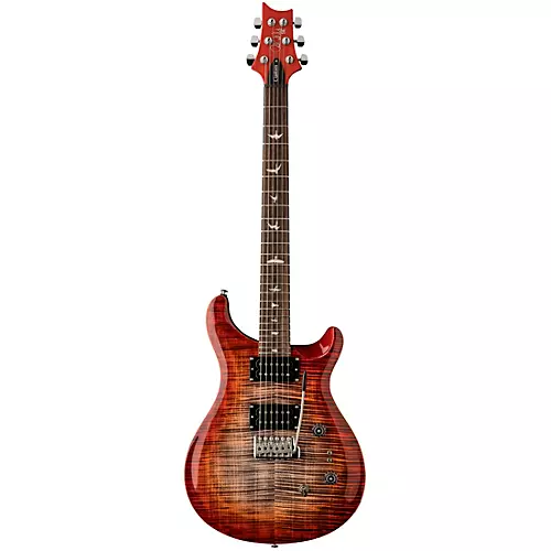 PRS SE Custom 24-08 Electric Guitar Charcoal Cherry Burst - musicians--Friend