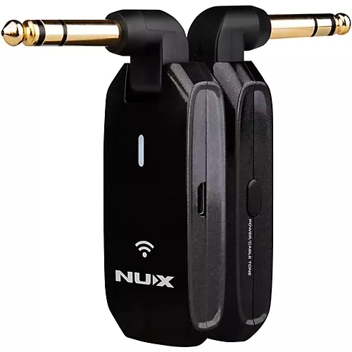 NUX C-5RC 5.8GHz Wireless Guitar System With Charging Case Black - musicians--Friend