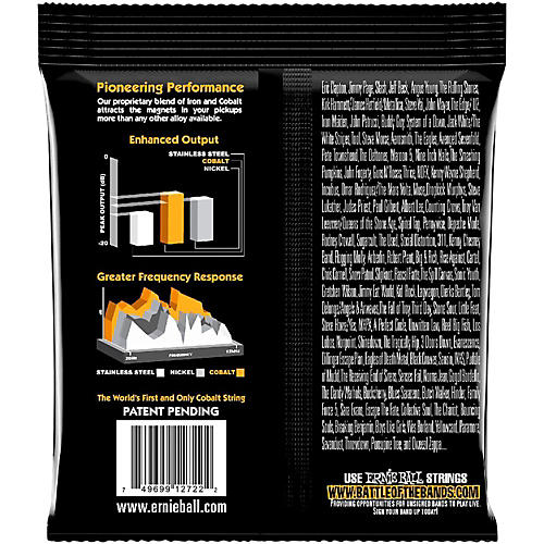 Ernie Ball 2722 Cobalt Hybrid Slinky Electric Guitar Strings - musicians--Friend