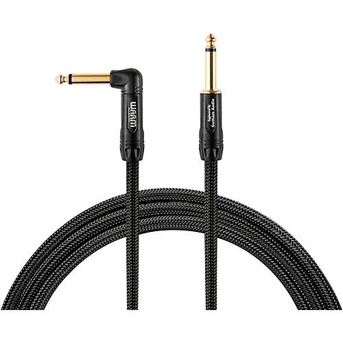 Warm Audio Premier Series Straight to Right Angle Instrument Cable 18 ft. Black - musicians--Friend