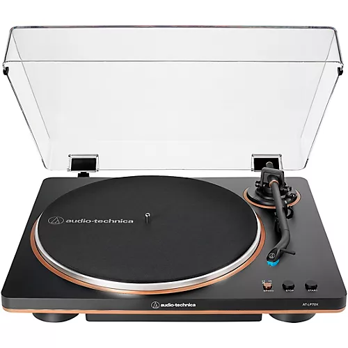 Audio-Technica AT-LP70X-BZ Fully Automatic Belt-Drive Turntable Black/Bronze - musicians--Friend