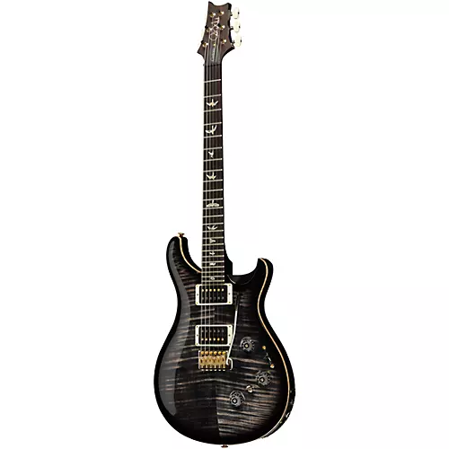 PRS Custom 24 Piezo 10-Top Electric Guitar Charcoal Burst - musicians--Friend