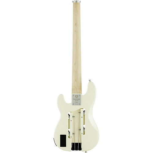 Traveler Guitar TB-4P Electric Travel Bass Pearl White - musicians--Friend