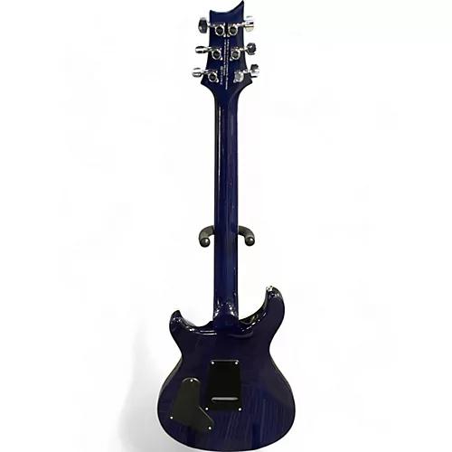 Used 2017 PRS SE Standard 24 Trans Blue Solid Body Electric Guitar Trans Blue - musicians--Friend