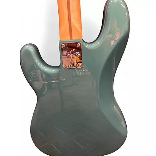 Used Fender Player Precision Bass Green Electric Bass Guitar Green - musicians--Friend