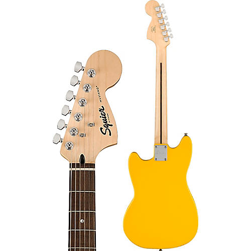 Squier Sonic Mustang Laurel Fingerboard Electric Guitar Graffiti Yellow - musicians--Friend