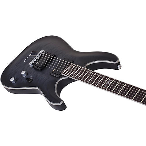 Schecter Guitar Research C-1 Platinum Electric Guitar Satin Purple Burst - musicians--Friend
