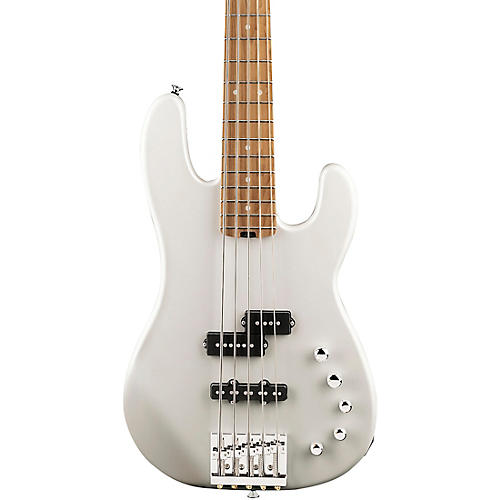Charvel Pro-Mod San Dimas Bass PJ V 5-String Electric Bass Guitar Metallic Black - musicians--Friend