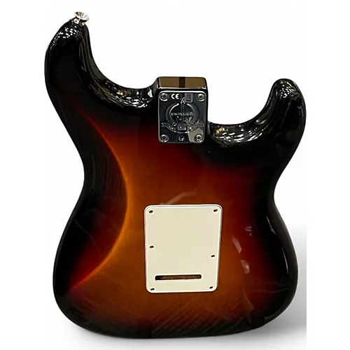 Used 2014 Fender American Standard Stratocaster Left Handed 3 Tone Sunburst Electric Guitar 3 Tone Sunburst - musicians--Friend