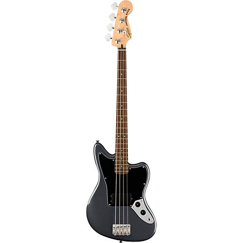 Squier Affinity Series Jaguar Bass H Charcoal Frost Metallic - musicians--Friend