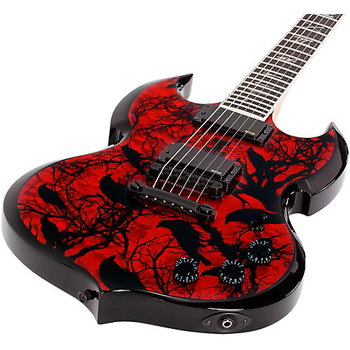 Wylde Audio Barbarian Electric Guitar Blood Raven - musicians--Friend