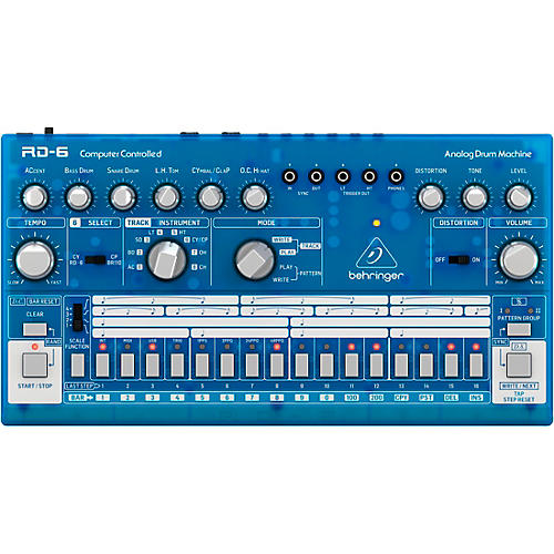 Behringer RD-6 Classic Analog Drum Machine Grape - musicians--Friend