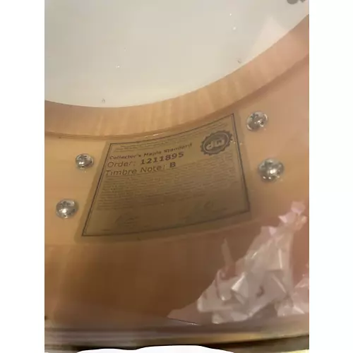 Used DW 6X14 Collector's Series Snare Natural Drum Natural 13 - musicians--Friend