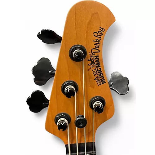 Used Ernie Ball Music Man DarkRay Dark Rainbow Electric Bass Guitar Dark Rainbow - musicians--Friend