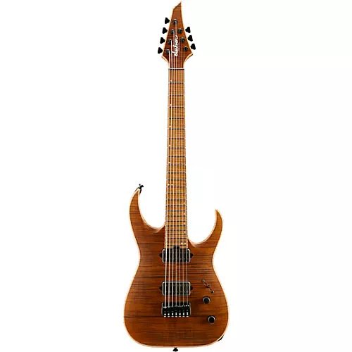 Jackson USA Signature Misha Mansoor Juggernaut HT7FM Amber Tiger Eye - musicians--Friend