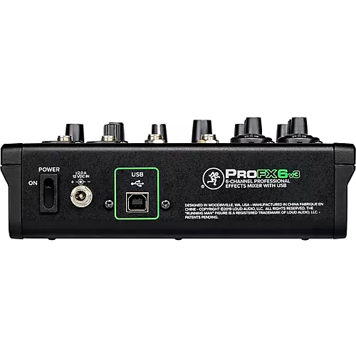 Mackie ProFX6v3 6-Channel Professional Effects Mixer With USB - musicians--Friend