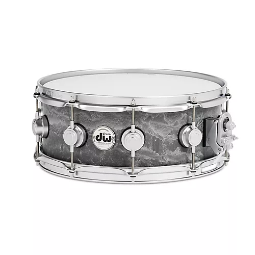 DW Concrete Snare Drum 14 x 6.5 in. Satin Chrome Hardware - musicians--Friend