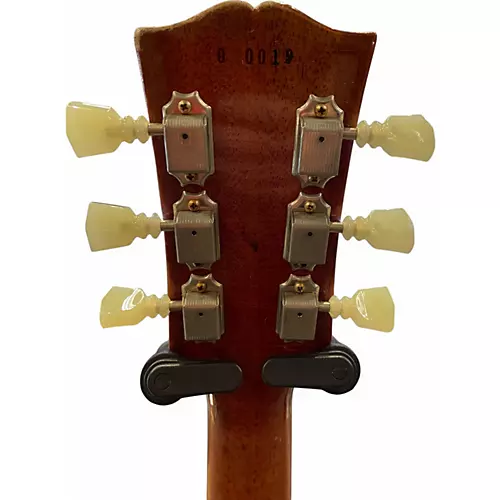 Used 2018 Gibson CUSTOM SHOP LES PAUL STANDARD  1960 REISSUE WILDWOOD SPEC Iced Tea Solid Body Electric Guitar Iced Tea - musicians--Friend