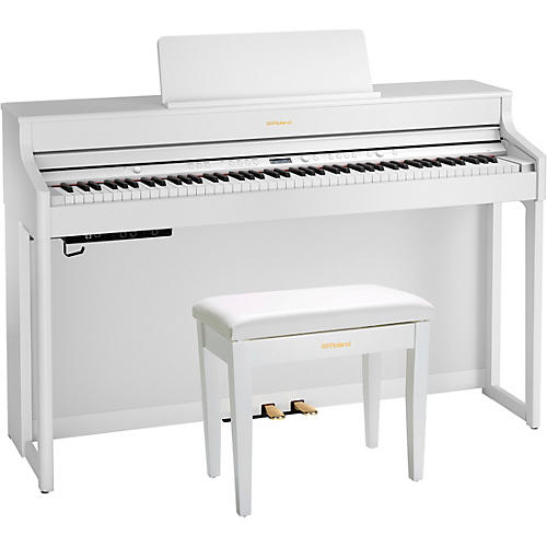 Roland HP702 Digital Upright Piano With Bench Charcoal Black - musicians--Friend