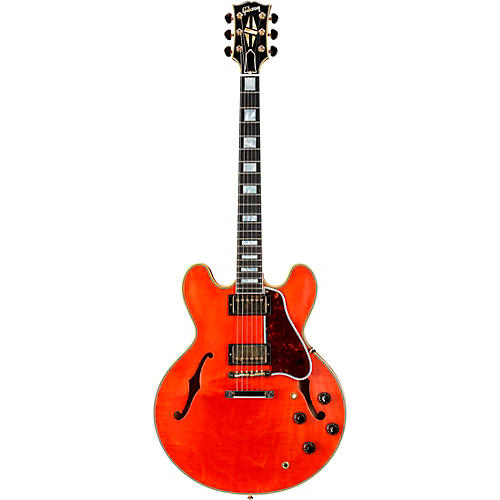 Gibson Custom Murphy Lab 1959 ES-355 Reissue Stopbar Light Aged Semi-Hollow Electric Guitar Watermelon Red - musicians--Friend