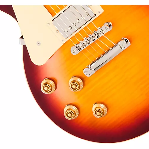 Epiphone 1959 Les Paul Standard Reissue Left-Handed Electric Guitar Deep Cherry Sunburst - musicians--Friend